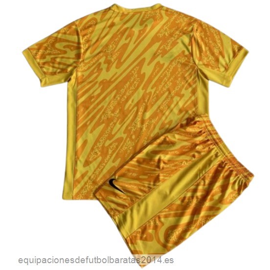 Nuevo Portero Conjunto De Niños Francia 2024 Amarillo Baratas